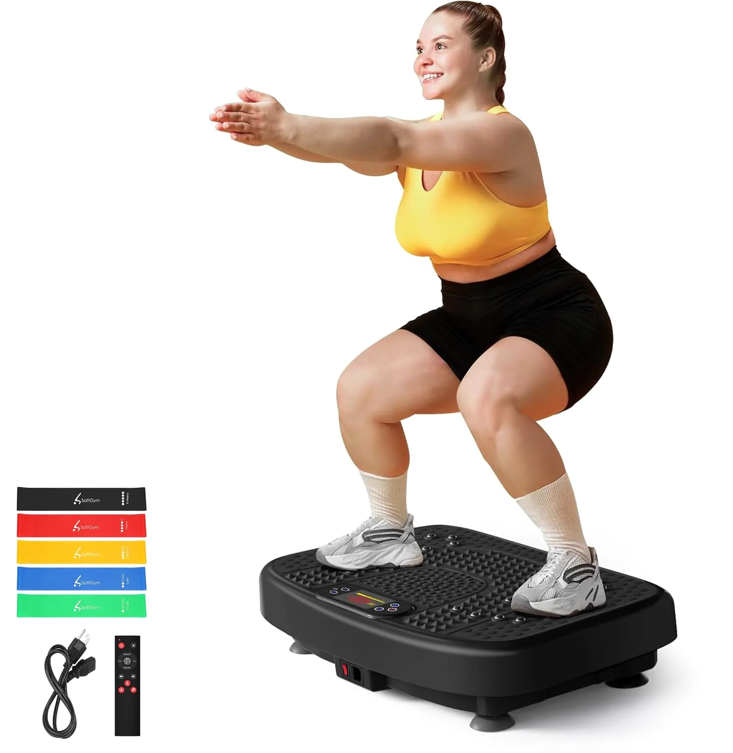 SoftGym Vibration Plate, Midnight Bluetooth