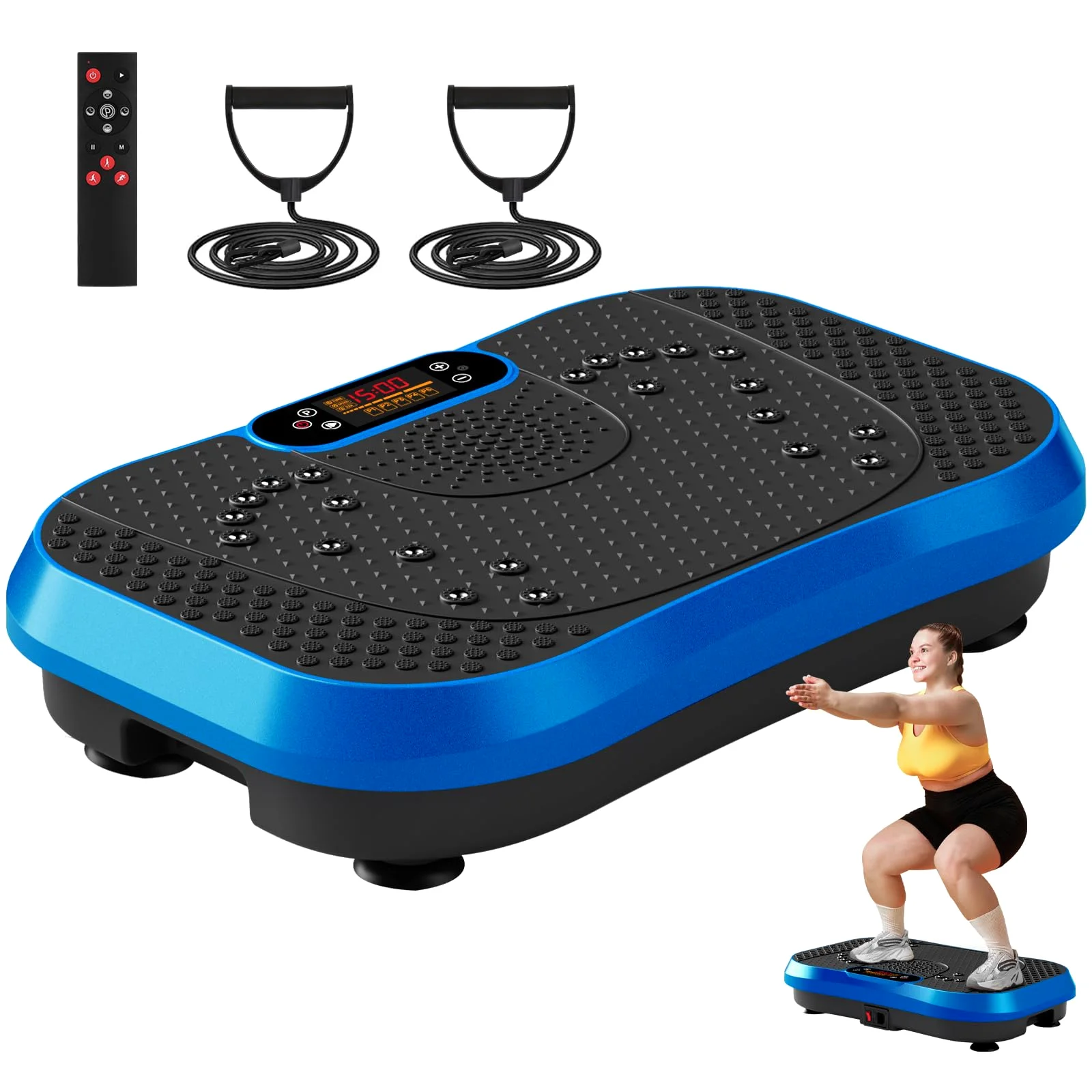 SoftGym Vibration Plate, Royal Blue