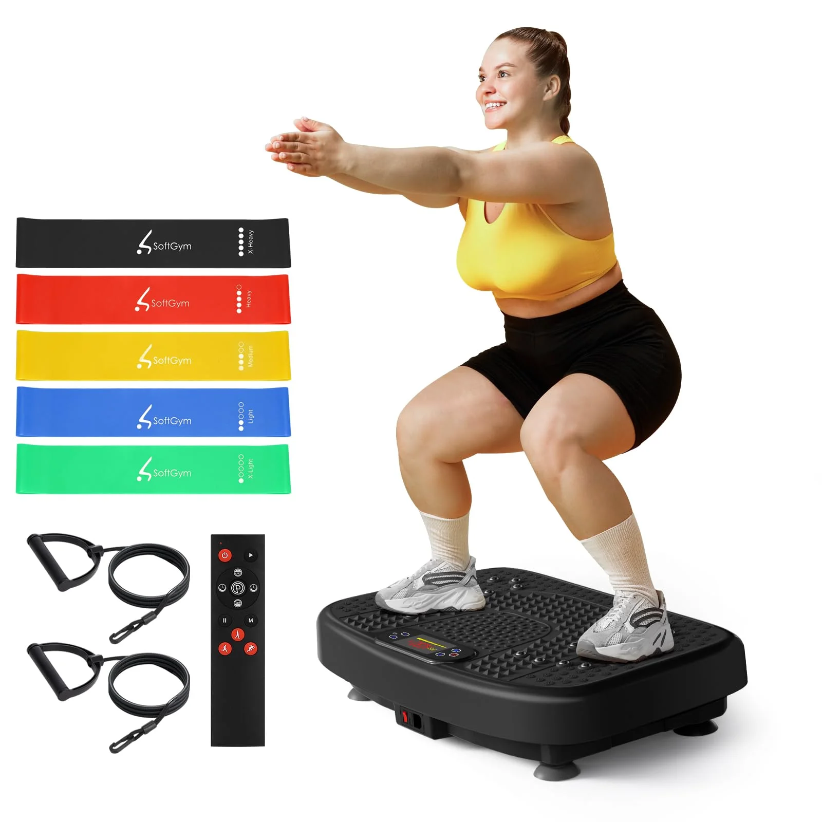 SoftGym Vibration Plate, Black
