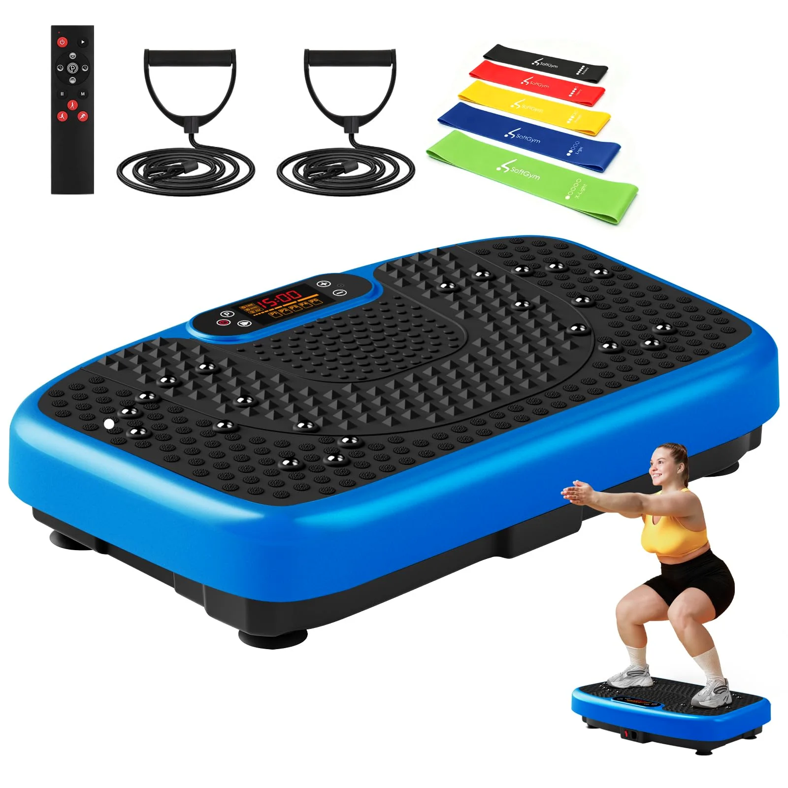 SoftGym Vibration Plate, Blue