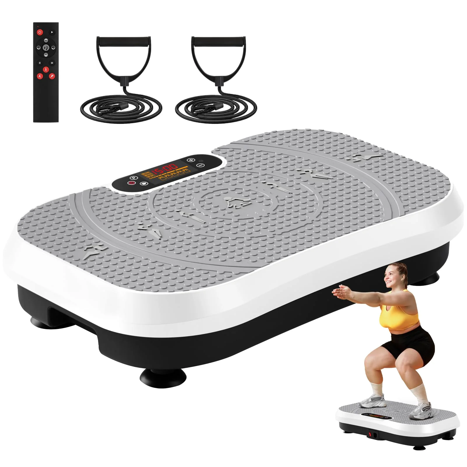 SoftGym Vibration Plate, Gray White