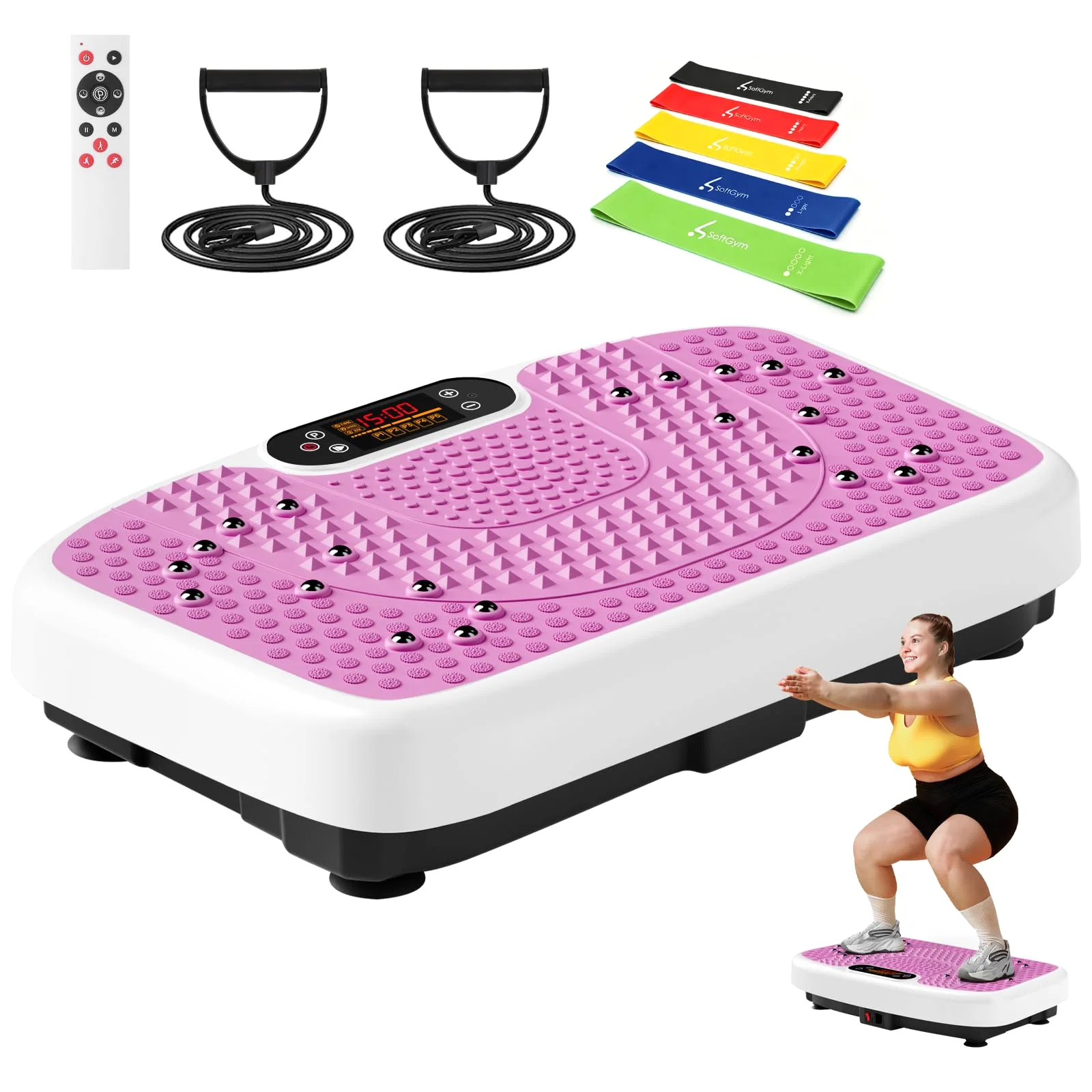 SoftGym Vibration Plate, Pink