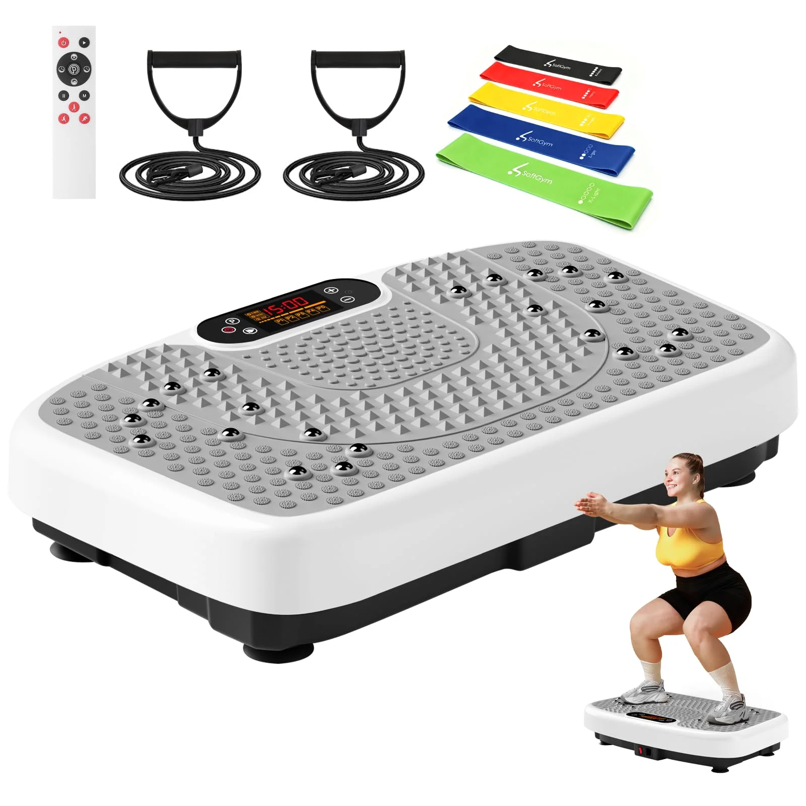 SoftGym Vibration Plate, White
